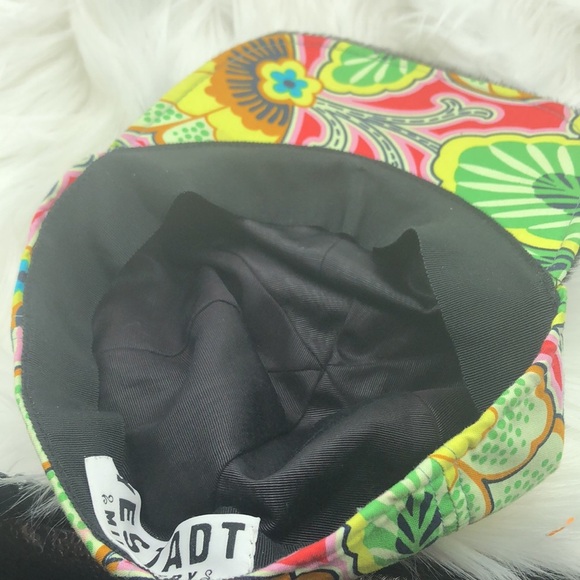 YESTADT MILLINERY  PONYBOY FLORAL BASEBALL CAP HAT main image 8